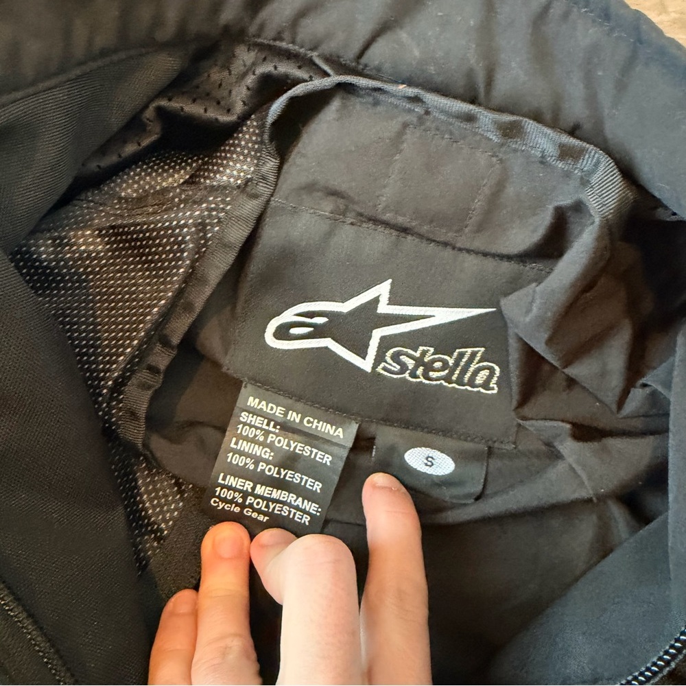 Alpinestars Stella Padded Lined Motorcycle Safety Jacket size S - Picture 3 of 3